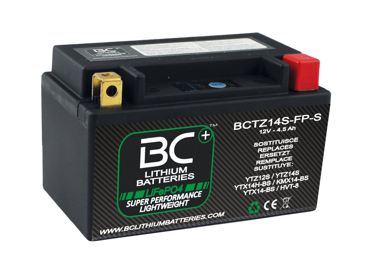 BCLFP01 - LFP01 (litio) | Batteria Litio 12V per Moto, Scooter e Quad