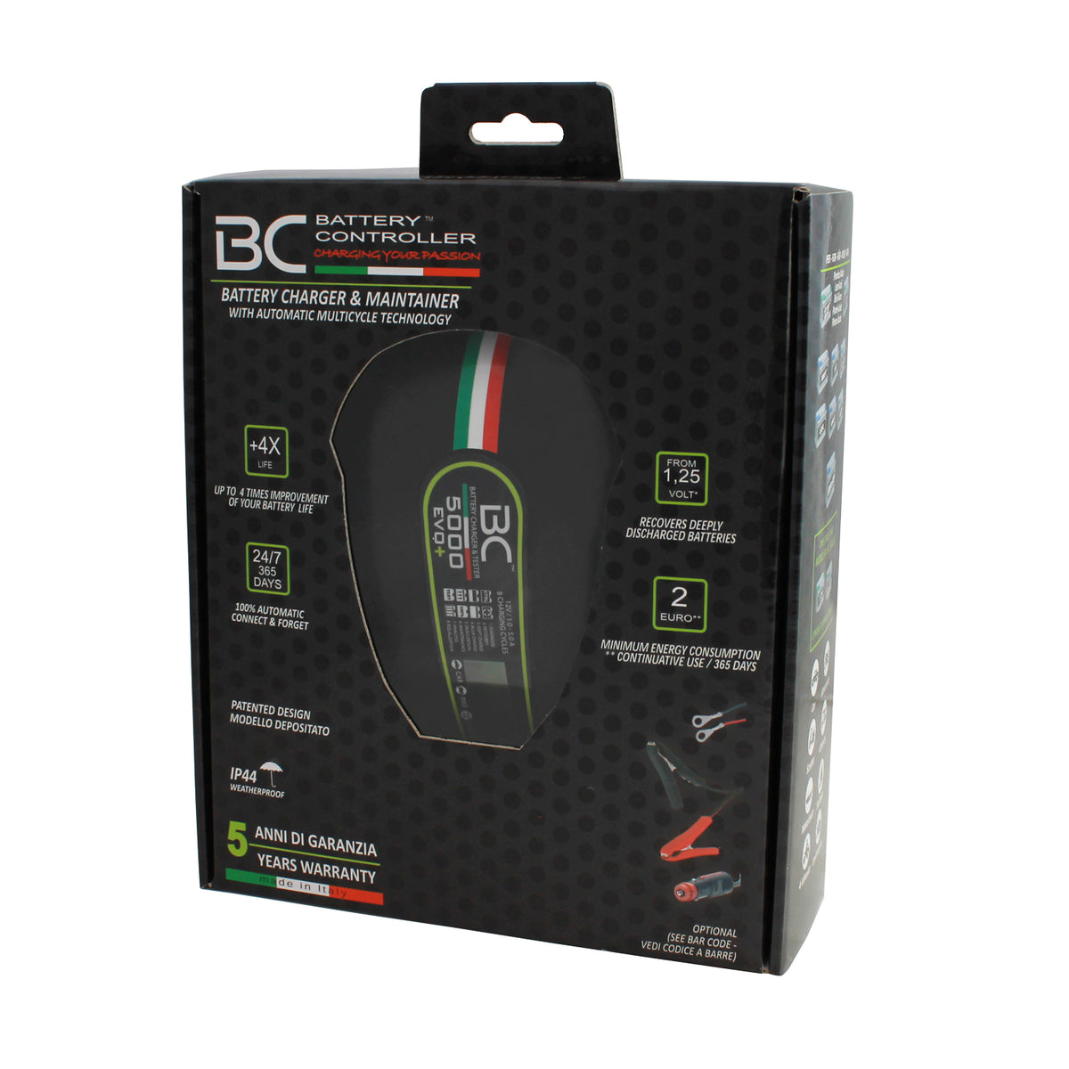 CELLULARLINE BATTERY CHARGER EMER. 5000 HD GREEN - Multitronic