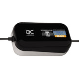 BC BRAVO 2000 DESIGN , 2 Amp, Caricabatteria e Mantenitore Digitale/LCD, Tester di Batteria e Alternatore per tutte le Batterie Auto e Moto 12V Piombo-Acido