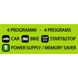 BC SMART 5000+ CARBON, 5 Amp / 1 Amp, Caricabatteria e Mantenitore Intelligente per tutte le Batterie Auto (es. Start&Stop) e Moto 12V Piombo-Acido